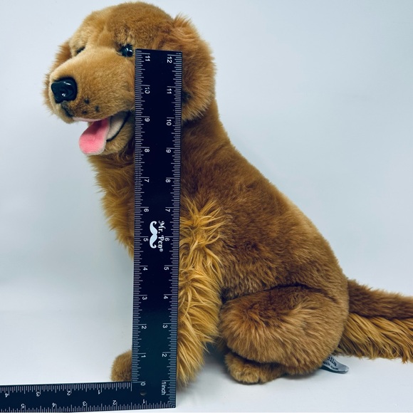 Auswella Red Golden Labrador Retriever Dog Plush Realistic 16" Stuffed Animal - Picture 15 of 15